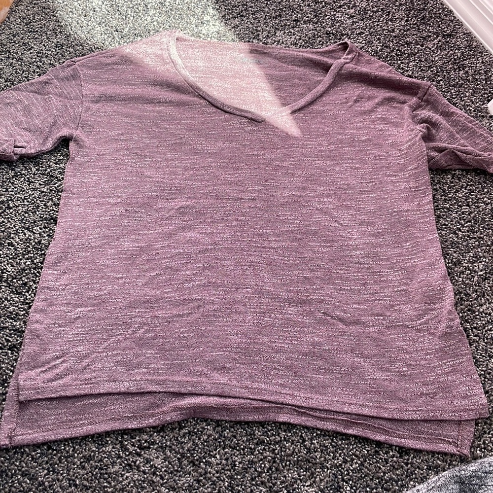 Purple shirt
